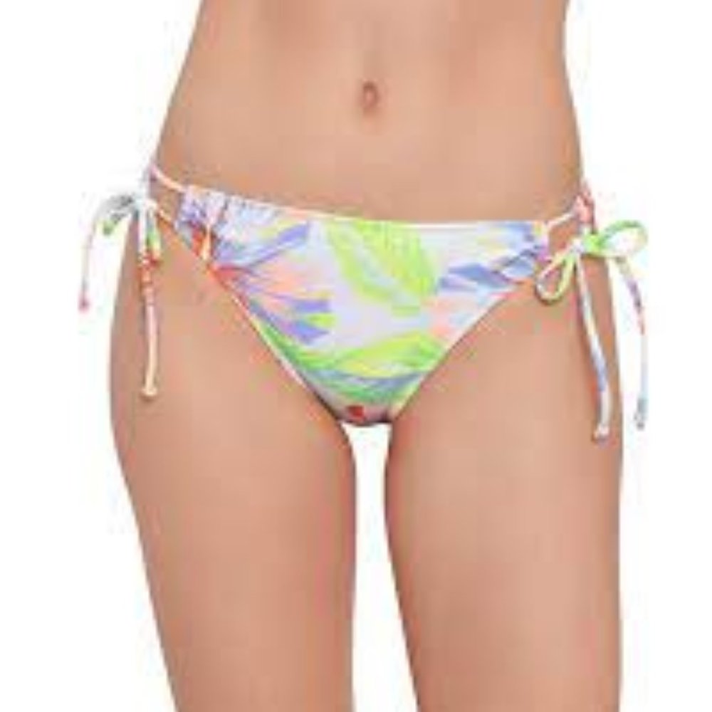 Salt + Cove Hibiscus Garden Side-Tie Bikini Bottom